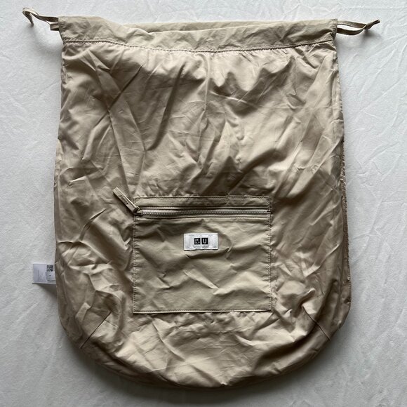 Uniqlo U Drawstring Shoulder Bag Natural - Picture 12 of 15